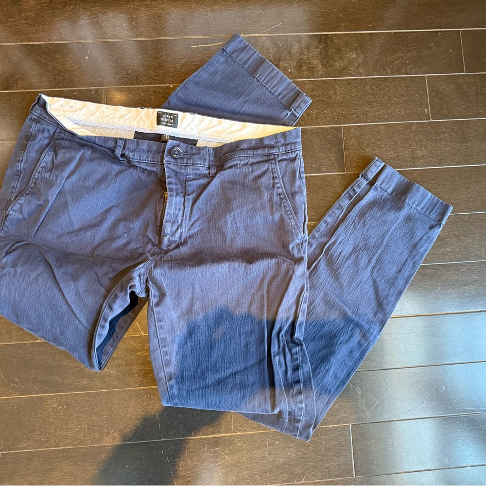J. Crew Blue Chinos 35x32